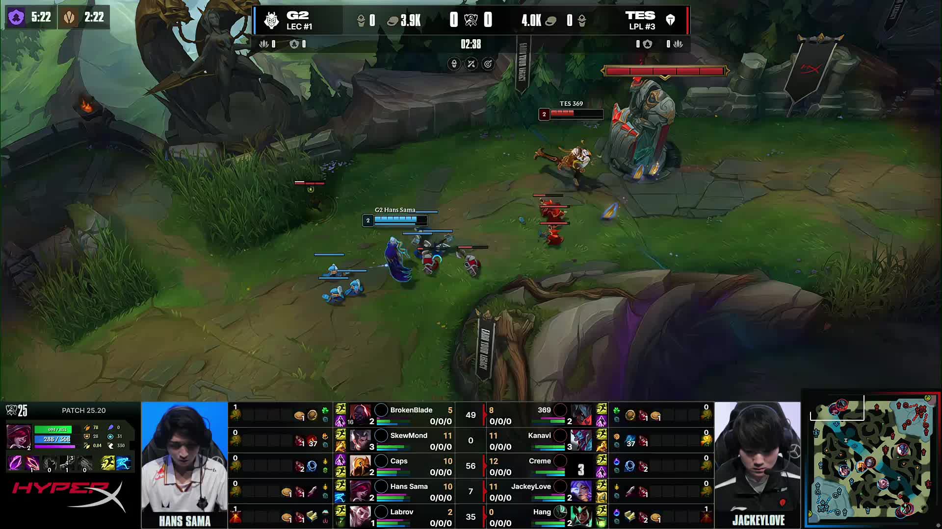 G2 Esports - Masters Bangkok 2025 的首个总决赛选手